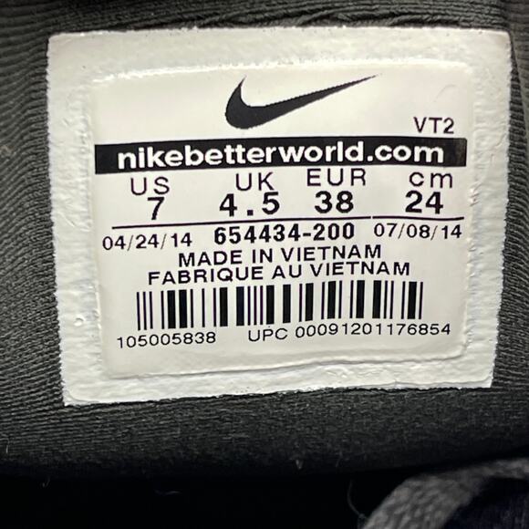 Nike LunarGlide 6 Shoes Womens Size 7 Gray Running Comfort Walking Gym Sneakers - Picture 8 of 8